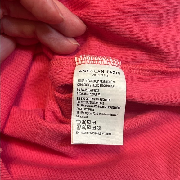 2 American Eagle tanks pink & grey size XL - Picture 3 of 7